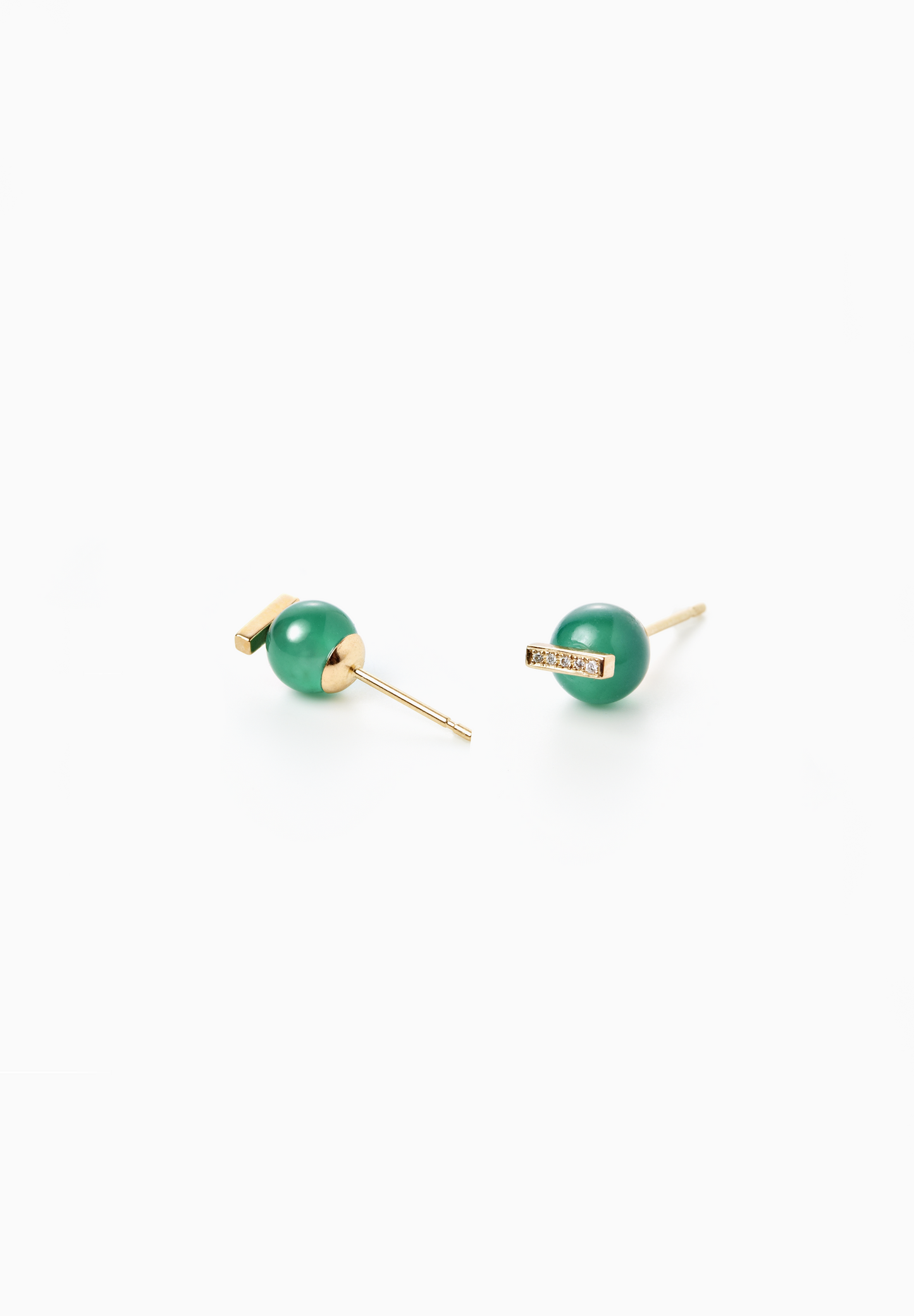 Behind The Mask | Pierced Earlings | Fresh Water Pearl, Diamond