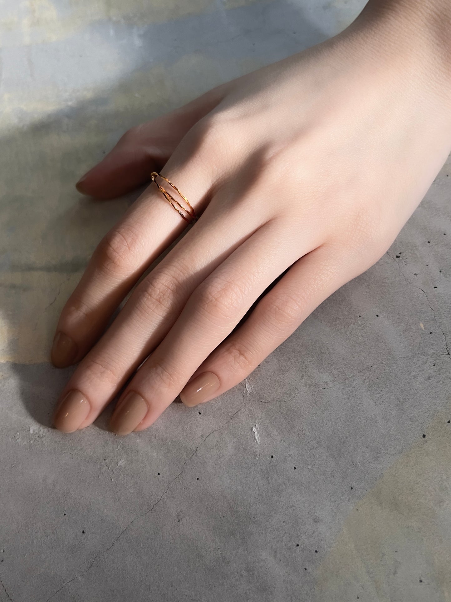 Pina TROIS | Pinatrois | RING | K18YG | φ0.8mm x 3