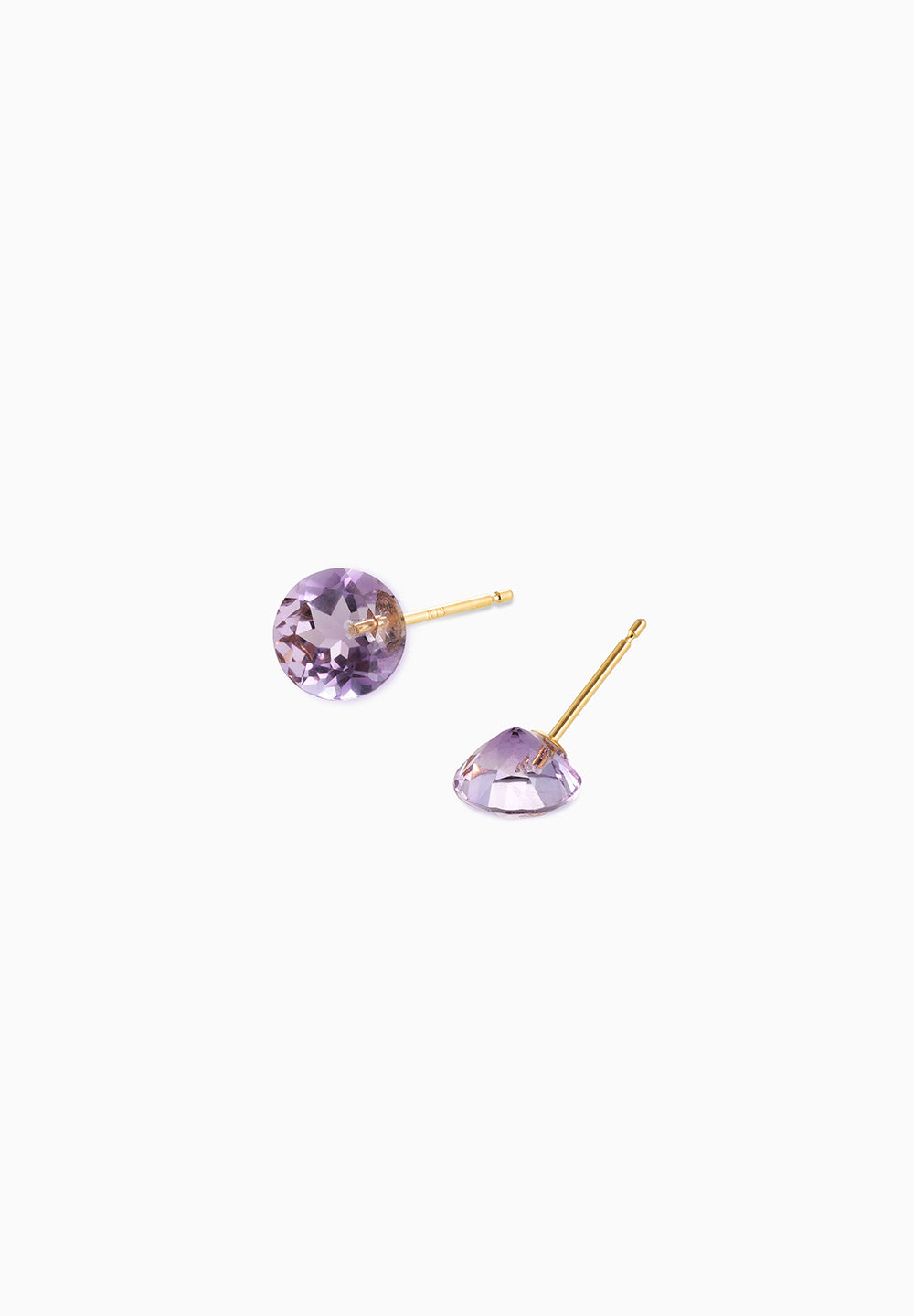 Opticks | Optics | Pierced Earlings | Amethyst | Purple