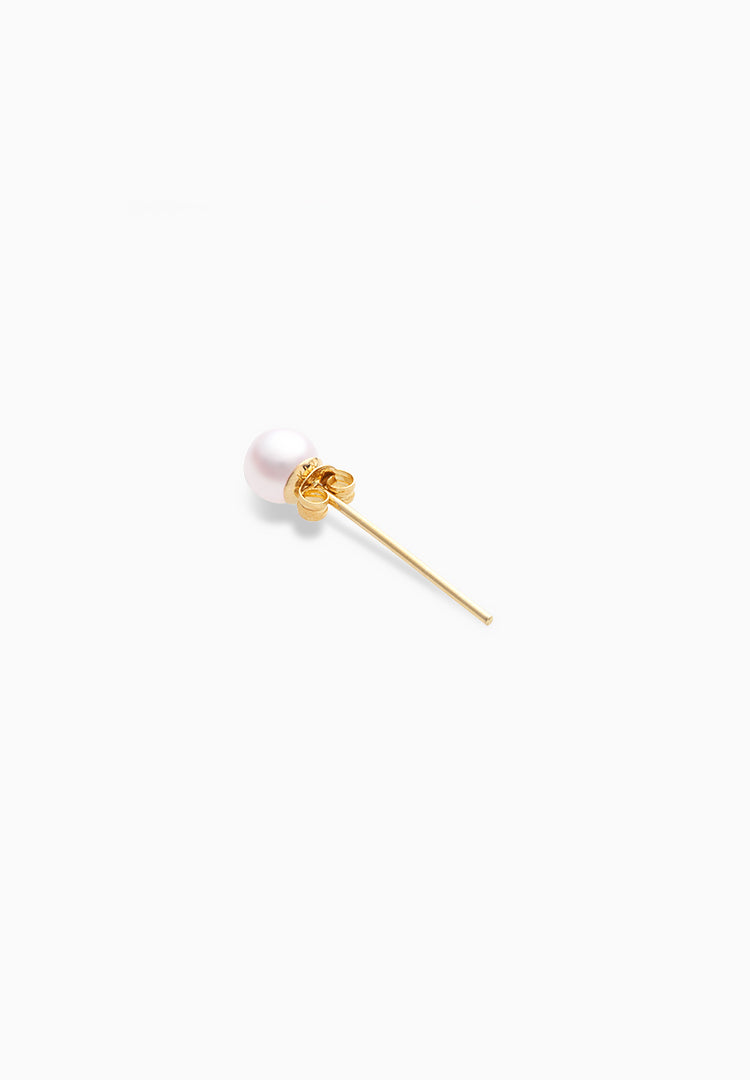 Maria | Maria | Pierced Earlings | K18YG, Akoya Pearl | 20mm