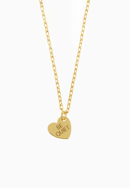 Be Quiet | Beak Wiper | Necklace | K18YG