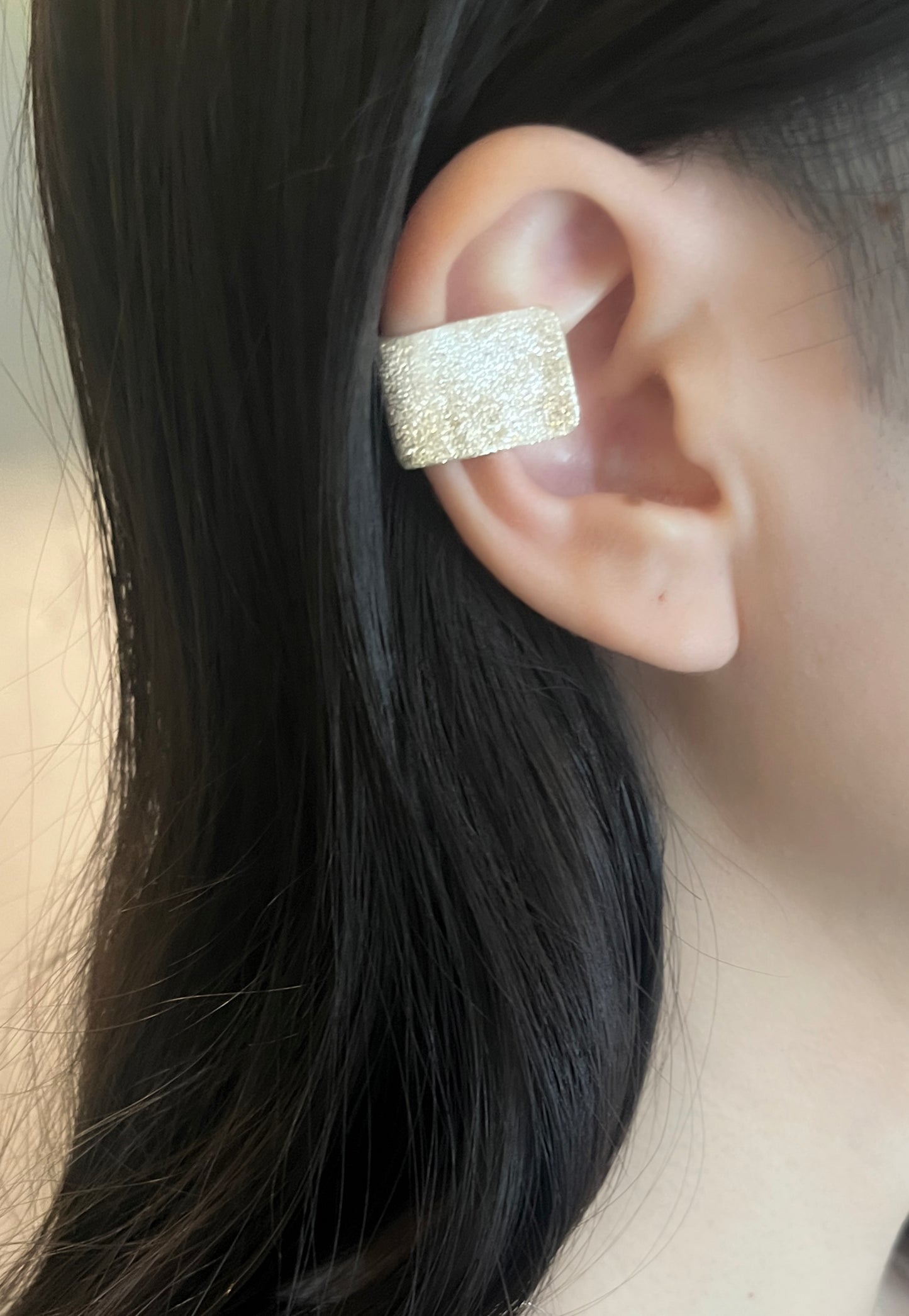 Hearing AID | Hearing Aid | Ear Cuff | Silver | Stardust