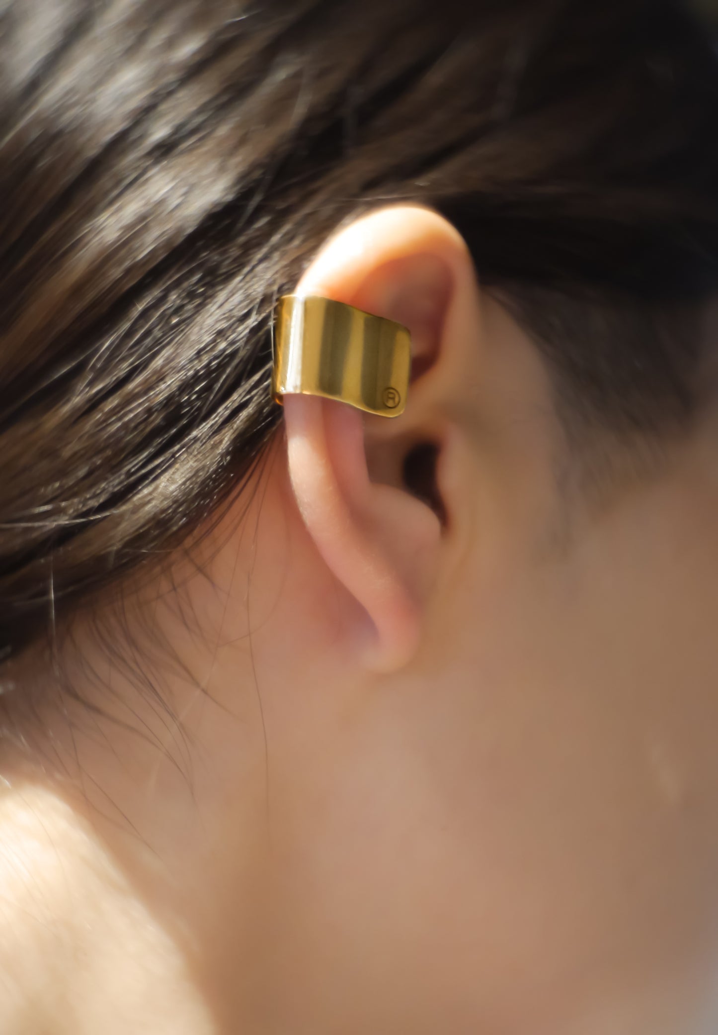 Hearing AID | Hearing Aid | Ear Cuff | Gold | Single | Left