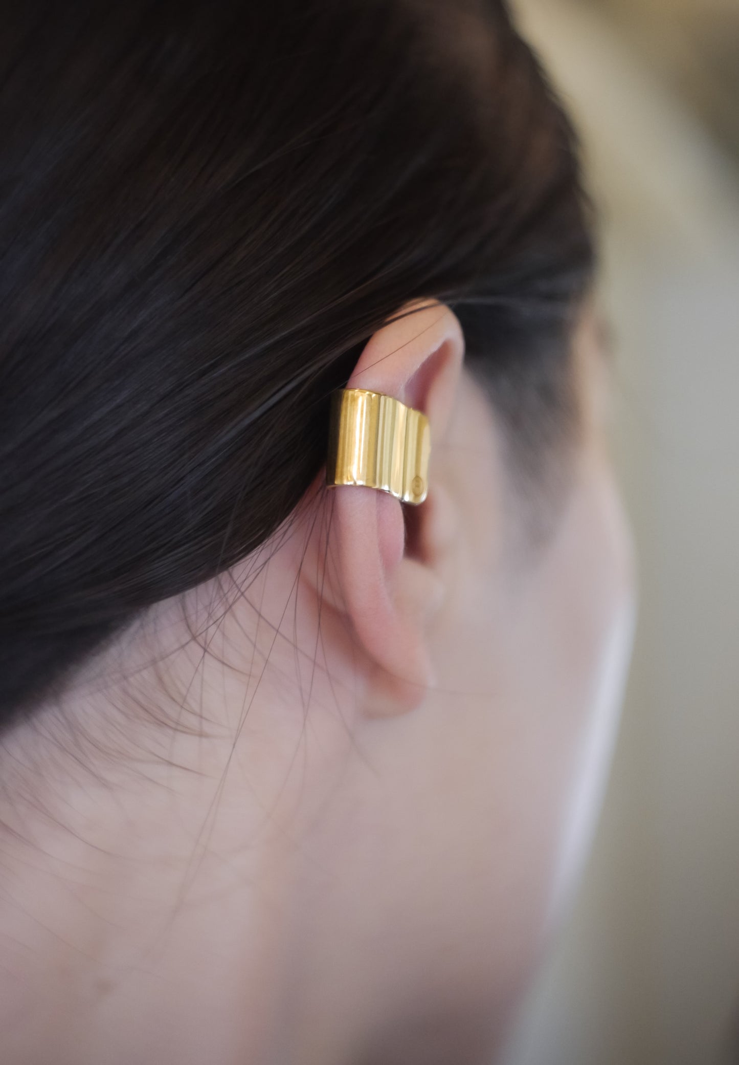 Hearing AID | Hearing Aid | Ear Cuff | Gold | Single | Left