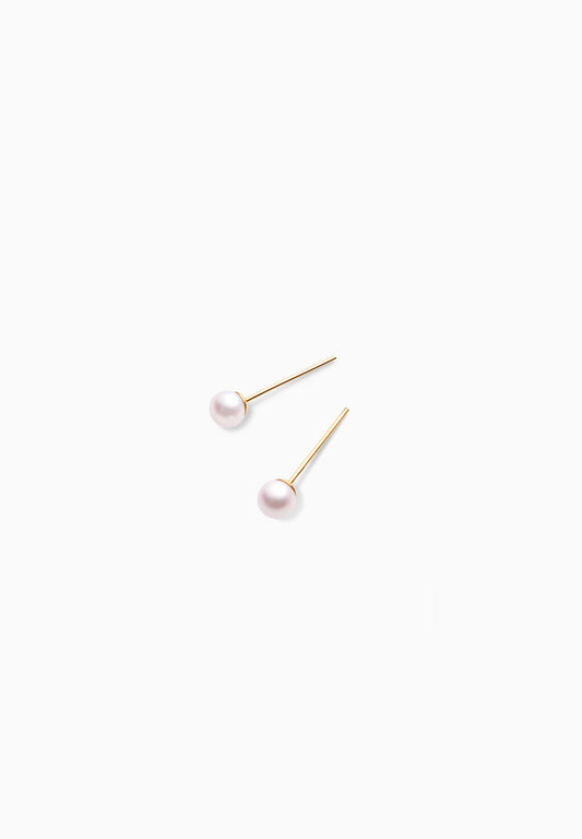 Maria | Maria | Pierced Earlings | K18YG, Akoya Pearl | 20mm