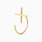 Cross | Cross | Pierced Earlings | K10YG | Large