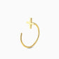 Cross | Cross | Pierced Earlings | K10YG | Small