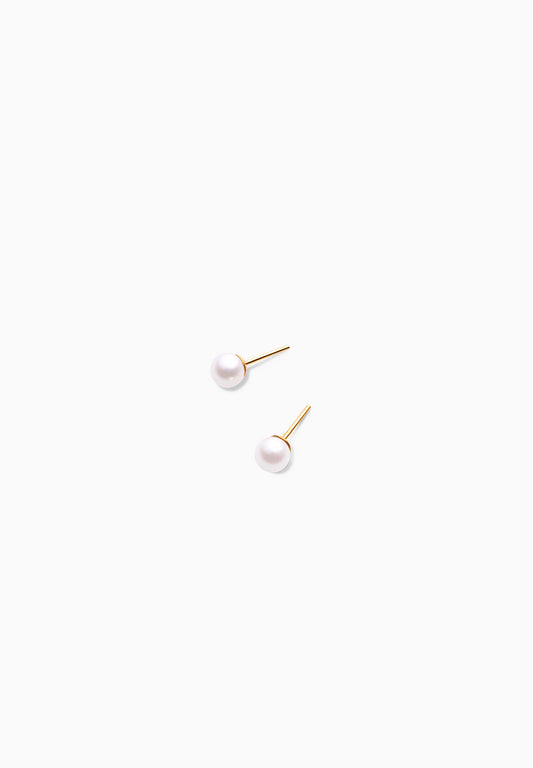 Maria | Maria | Pierced Earlings | K18YG, Akoya Pearl | 10mm