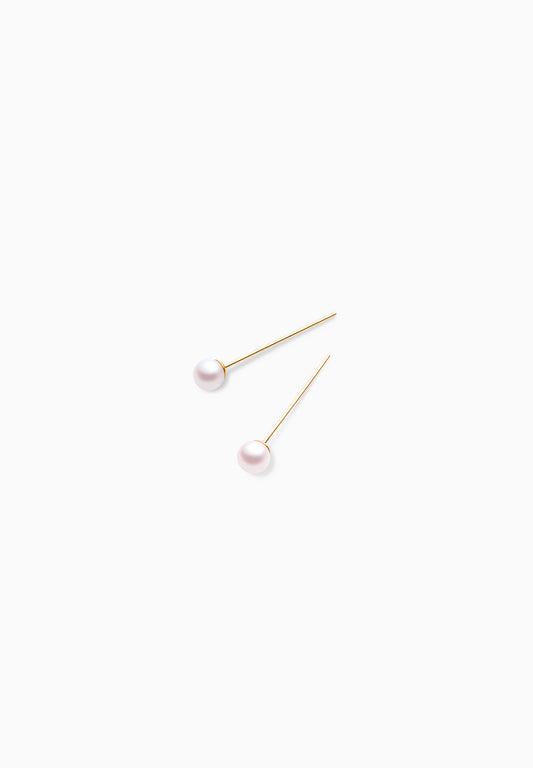 Maria | Maria | Pierced Earlings | K18YG, Akoya Pearl | 30mm