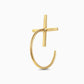 Cross | Cross | Pierced Earlings | K10YG | Large